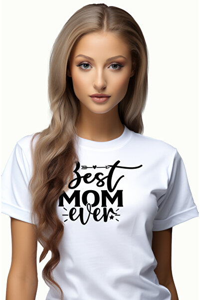 StoryGift Romania Tricou Femei cu inimioara pentru cea mai buna mama dintotdeauna - apreciere mesa WHT_L