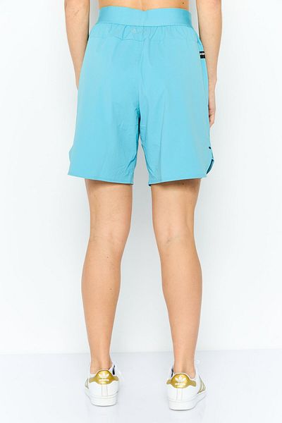 adidas Women Sportswear Fit 7 Inseam Outdoors Shorts, Turquoise