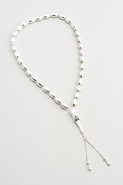 So CHIC... Barley Cut 25 cm Silver Rosary