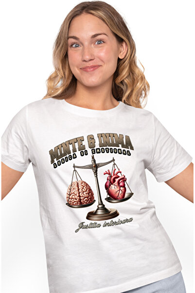 StoryGift Romania Tricou Femei minte si inima egalitate interioara echilibru ...