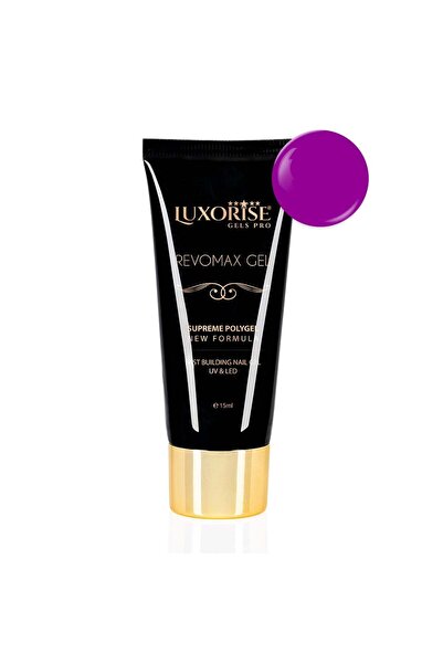 LUXORISE Polygel REVOMAX GEL LUXORISE Violet Neon, 15ml