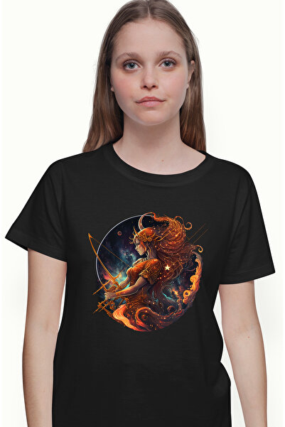 StoryGift Romania Tricou Femei cu o femeie care are un arc cu sageti, zodia s...