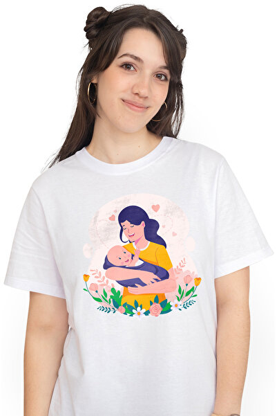 StoryGift Romania Tricou Femei Cu Bebelus, Patura, Mama, Iubire, Familie, Mul...
