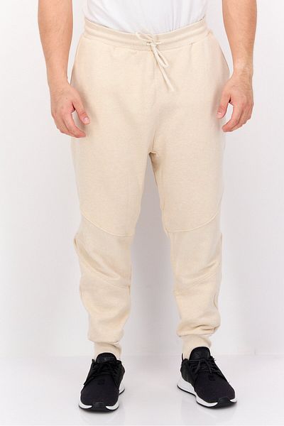 adidas Men Sportswear Fit Brand Logo Training Sweatpants, Beige