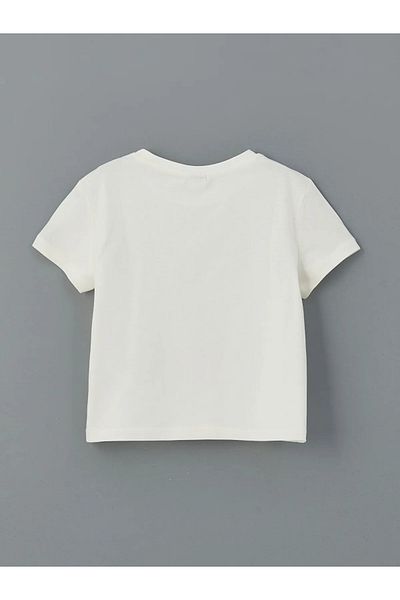 LC Waikiki Κοριτσίστικο T-Shirt με λαιμόκοψη