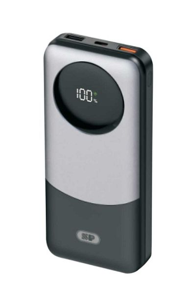 SP 10000mAh 22.5W Power Bank with 2 USB Ports, 1 PD Port and Display