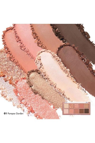 Romand The Secret Garden Eyeshadow Palette 10 Colors by Rom&nd - 01 | PAMPAS GARDEN