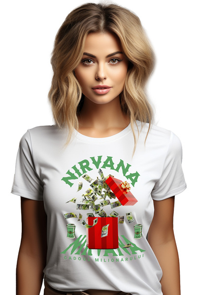 StoryGift Romania Nirvana Women's T-Shirt - Millionaire's Gift, with print on...