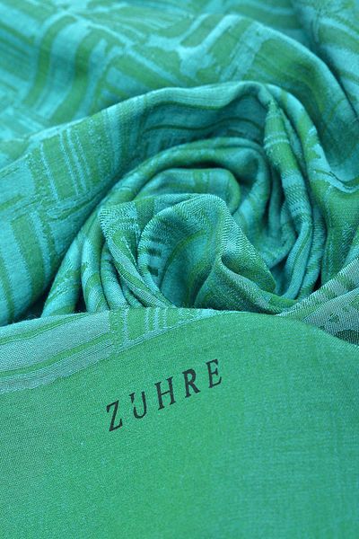 Zühre Σάλι με σμαραγδένιο σχέδιο - Μοντέλο 0006