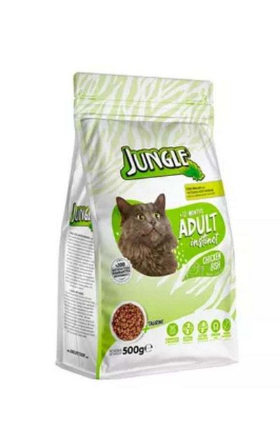 Jungle Jungle Dry Cat Food 500g