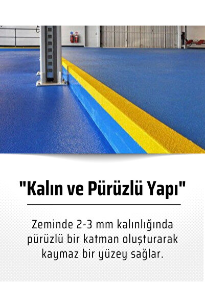 BARS Kaydırmaz Kalın Pürüzlü Zemin Boyası (Ağır Araç Trafiğine Uygun)