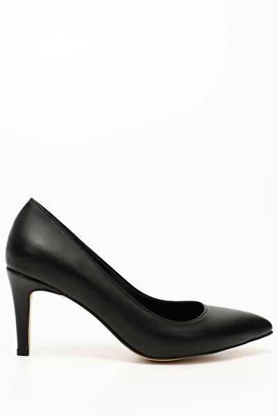 GÖNDERİ(R) Kadın Siyah Sivri Burun Ince Ökçe Topuklu Stiletto