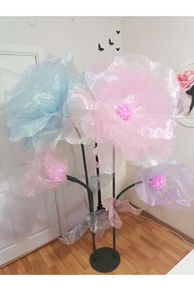 Rose bloome Elsa konsept dev tül çiçek buketi