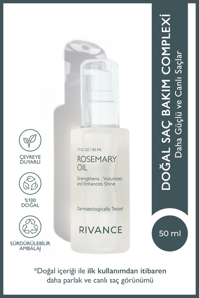 Rivance Onarıcı Ve Hızlı Uzama Etkili %100 Doğal Saç Bakım Complexi