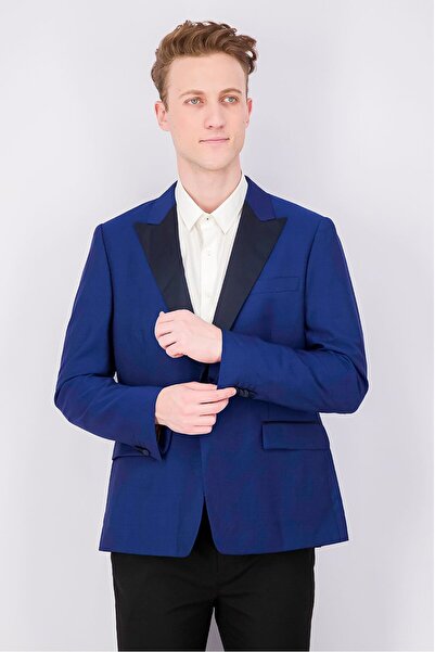 Paul Smith جاكيت سهرة رجالي بمقاس مخصص، أزرق