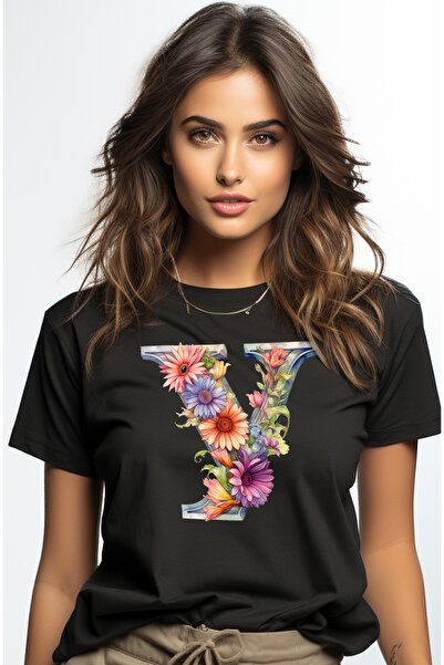 StoryGift Romania Tricou Femei cu litera "Y", ilustratie, pentru copii, scoal...