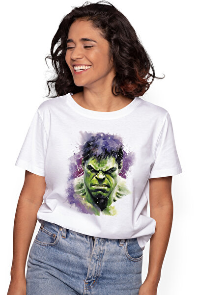 StoryGift Romania Tricou Femei Cu Portret, Hulk, Ilustratie, Bruce Banner, Ma...