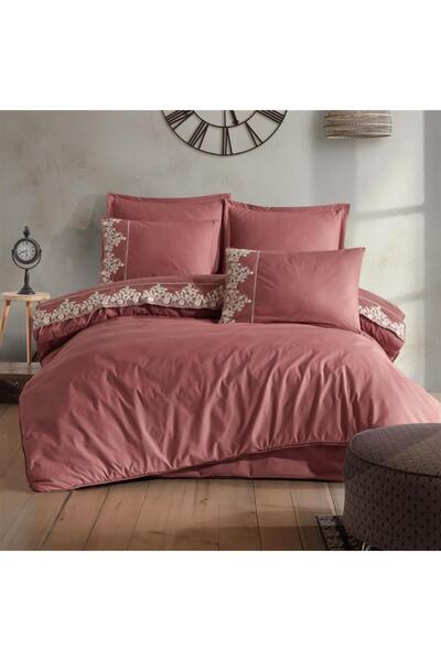 AyrStore Çift Kişilik Butik Uyku Seti Osela V3 Kiremit