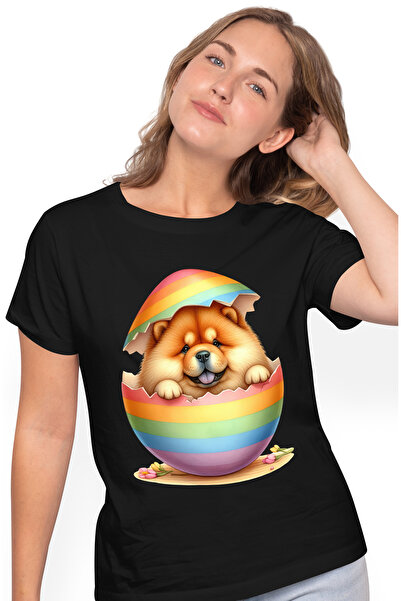 StoryGift Romania Tricou Femei cu un catel blanos si grasut, ilustratie, iese...