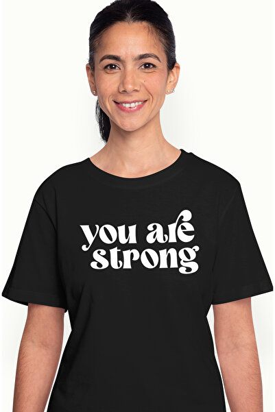 StoryGift Romania Tricou Femei pentru cei care se considera puternici cu impr...