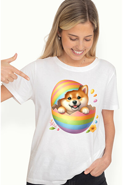 StoryGift Romania Tricou Femei cu un catelus Chow Chow, ilustratie, vesel, fe...