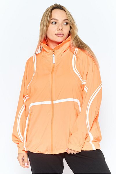 adidas Women Sportswear Fit Long Sleeve Training Jacket, Orange