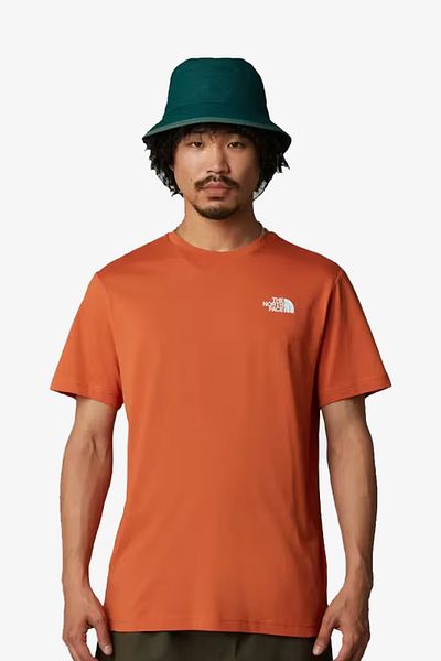 THE NORTH FACE Ανδρικό πορτοκαλί μπλουζάκι The North Face M Ss Box Nse NF0A87NP6D21