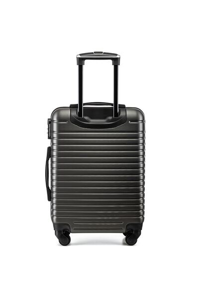 zagatto Troler Cabina, Grafite, 55x40x20cm, troller, Bagaj de mana, Valiza Cabina, 4 Roti, Cifru, ABS,ZG506