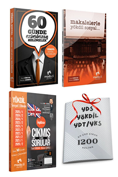 Modadil Yayınları Yökdil Sosyal 60 Günde Ezberbozan Kelimeler-Çıkmış Sorular-...
