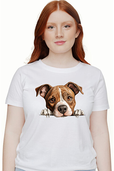 StoryGift Romania Tricou Femei cu un catel tristut care are ghearele scoase, ...