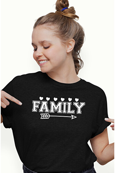 StoryGift Romania Tricou Femei cu inimioare pentru o familie fericita si unit...