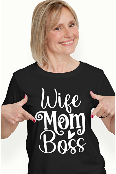 StoryGift Romania Tricou Femei pentru o sotie buna care este si mama si sefa ...