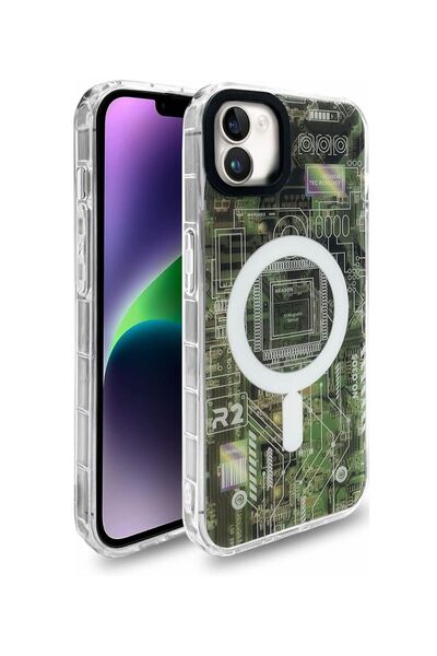 PSGT Apple ( Iphone 11 ) Uyumlu 3d Kılıf Magsafe Şarj Özellikli Technology Se...