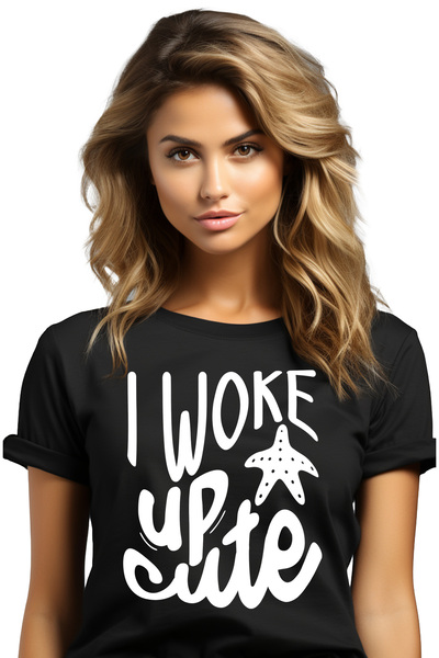 StoryGift Romania Tricou Femei pentru cele care se trezesc dragute - stea de ...