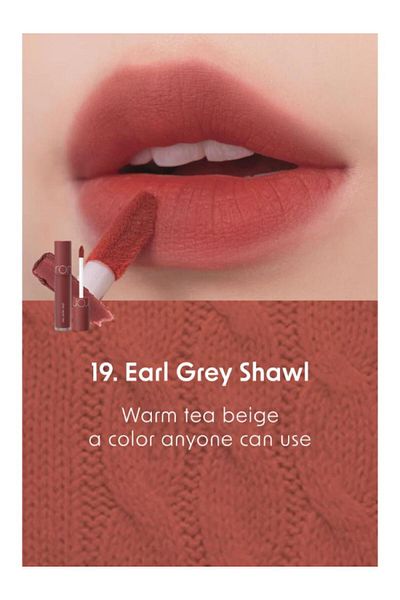 Romand Zero Velvet Tint Matte Lip Tint by Rom&nd - 19 | Earl Grey Shawl