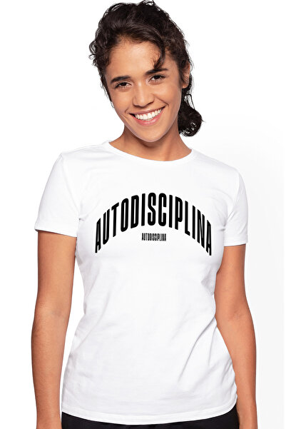 StoryGift Romania Tricou Femei Cuvantul Autodisciplina, Motivational, Self He...