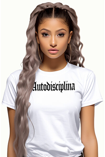 StoryGift Romania Tricou Femei Autodisciplina, Mesaj Motivational, Cuvant, Te...