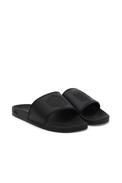 U.S. Polo Assn. Men's Black Slippers 50305419-Vr046