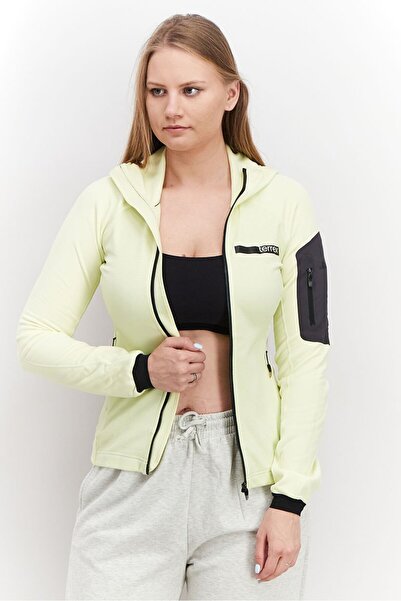 adidas Women Sportswear Fit Terrex Stockhorn Fleece Hoodie, Ice Yellow