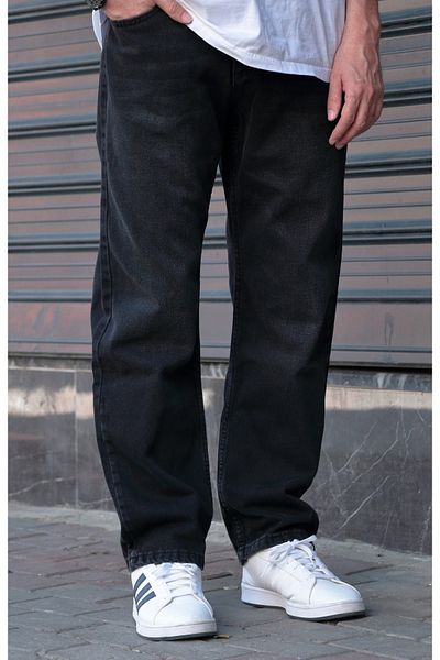 GREENPOLL Men's Baggy Loose Cut Pants Washed Stylish and Modern