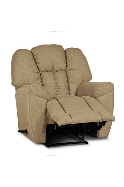 Lazy Vibes Modern 3-position Canvas Recliner Chair in Luxurious Linen Fabric