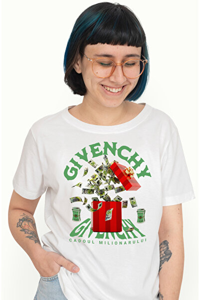 StoryGift Romania Women's T-Shirt - Millionaire's Gift, with print on the Fro...