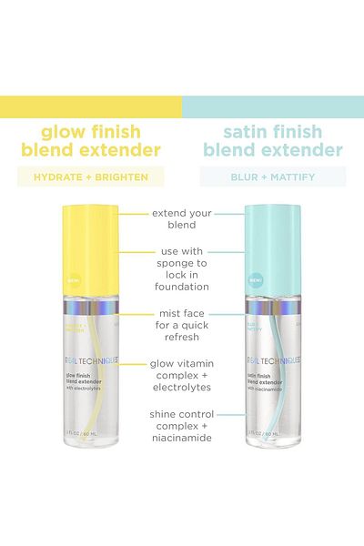 Real Techniques Sponge Setting Spray For Face, Mattify With Niacinamide, Sponge Extender Mist For S