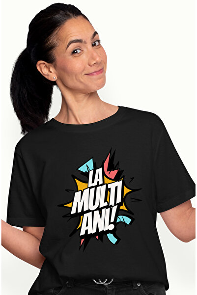 StoryGift Romania Tricou Femei Mesaj aniversare La Multi nai, zi Onomastica c...