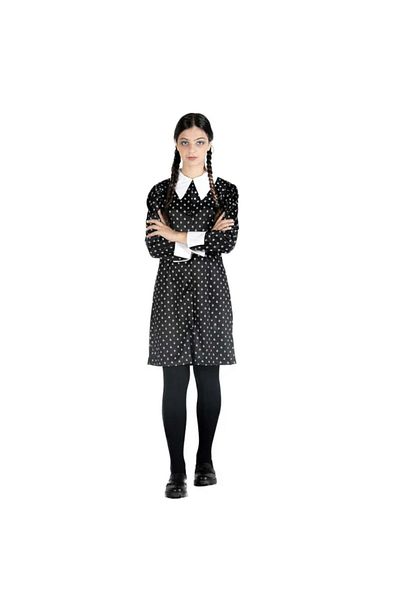 zola Rochita pentru carnaval Halloween, model Wednesday Addams, femei , marimea L