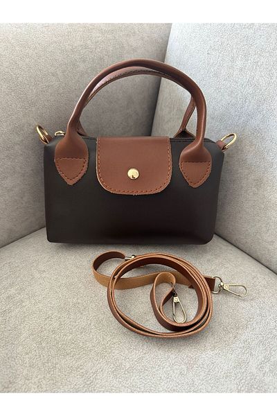 RumyaCollection Women's Mini Party Hand and Shoulder Bag Bitter Brown