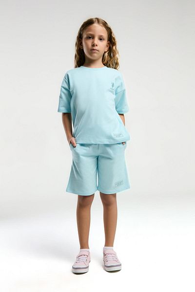 U.S. Polo Assn. U.S. Polo Assn Kids Girls Bermuda Set, 100% Cotton / 100% Cotton