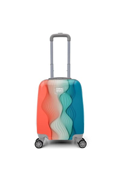 Coral High Minik Boy Çocuk Valizi Renkli Desenli 16762