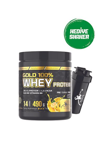 Torq Nutrition Lemon Flavored Gold Whey Protein - 490 gr