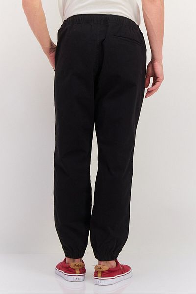 GAP Men Regular Fit Solid Jogger Pants, Black